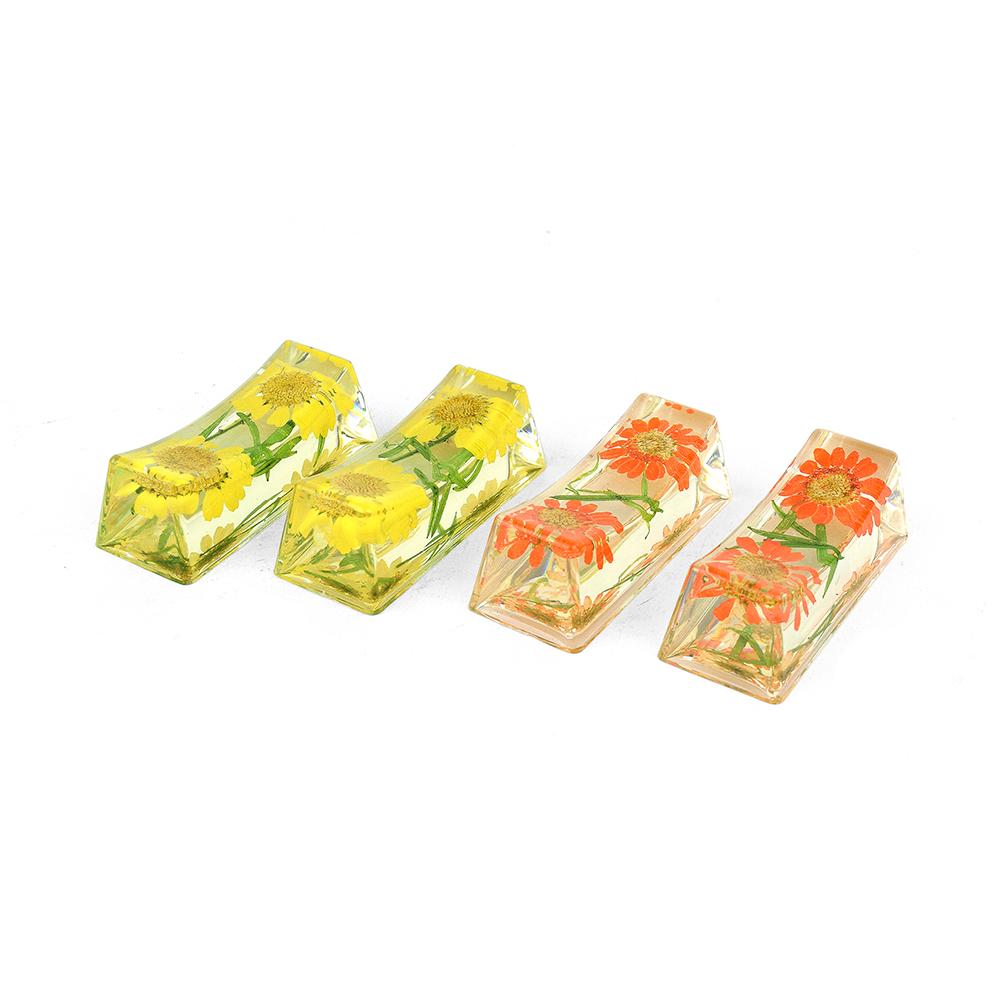 Flower Chopsticks Rest Holder Set Made by Preserved Flower(4PCS / 1SET) - Marguerite