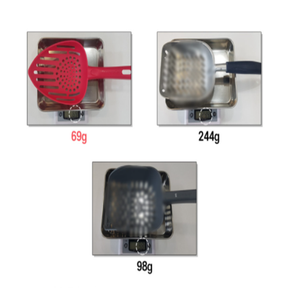 JMA&H Inc. Puppy rocket cat toilet sand shovel for time-saving, cinvenient, light and loose (red)