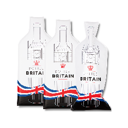 Bottle Britain (1set 3pcs) | Reusable Wine Travel Protector Sleeves for Glass Bottles