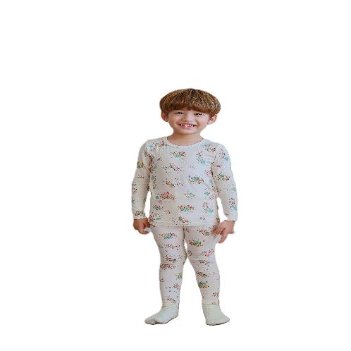 Joyful Bear, Tencel™ Modal set, Beige | Baby Clothing,Top & Bottom Sets,Modal,Pajama Sets, Baby Underwear,Toddlers Clothing,Infant