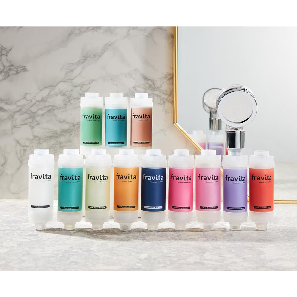 Fravita Vitamin Aroma Shower Filter #Lovely Candy Cotton