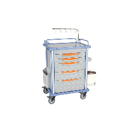Patient Emergency Trolley, Medical Nursing Crash Cart, Medical Cart hospital Furniture